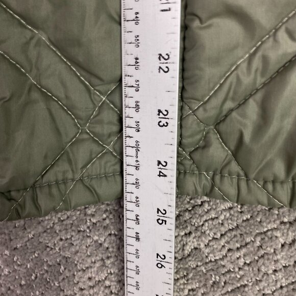 Vintage JCPenney Towncraft Quilted Bomber Jacket Mens Large Medium Olive Penneys - Picture 11 of 14